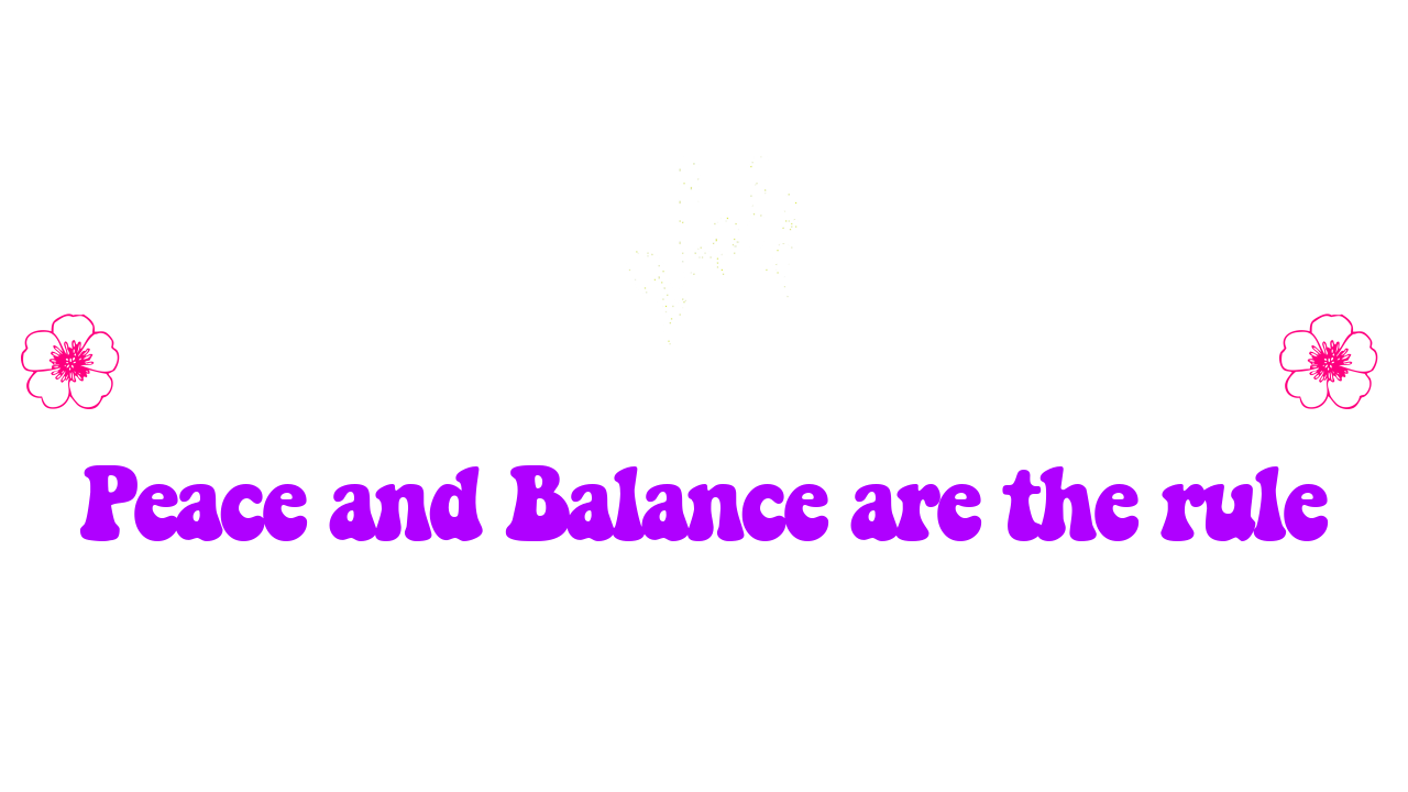 edRocks.live Peace and Balance are the rule